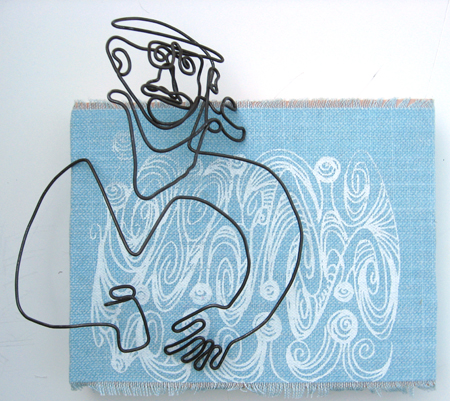 Hello exhibition at Mary's of Course, Kat Lamp, Robbin Baker and Lawrence Holdsworth