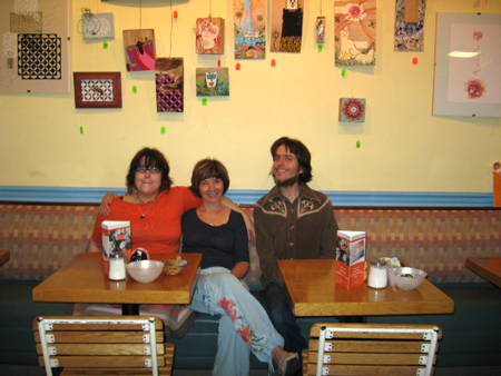 Hello exhibition at Mary's of Course, Kat Lamp, Robbin Baker and Lawrence Holdsworth